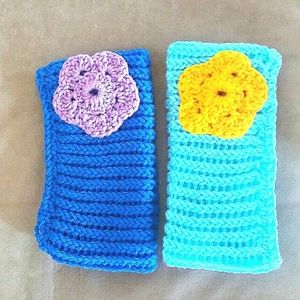Blue Turquoise Knitted Earwarmer Set NWT